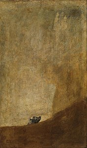 The Dog, by Francisco Goya