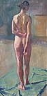 Standing Nude, 2002, oil on canvas, 48" by 24"