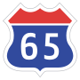 Expressway No.65 shield}}