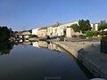 Le port de La Redorte sur le canal du Midi.