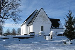 Lohärads kyrka i mars 2010