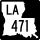 Louisiana Highway 471 marker