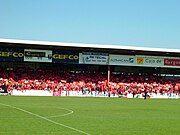 The old trubine, during a provincial derby against Burgos CF.