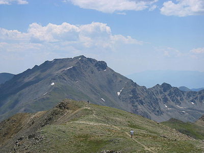 51. Mount Harvard is the highest of the Collegiate Peaks and the third highest peak of the Rocky Mountains.