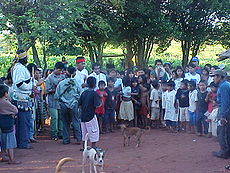 Cerimônia Nhandeva no Mato Grosso do Sul.