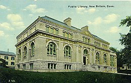 New Britain Public Library, New Britain, Connecticut, 1900-01.