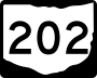 State Route 202 marker