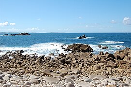 La Manche à la pointe du Diben.