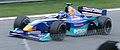 Pedro Diniz driving for Sauber at the 2000 Canadian Grand Prix.