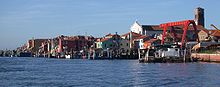 Pellestrina view from the boat dock