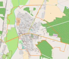 Localização de Poddębice na Polónia