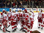 L'équipe des Red Wings de Détroit lors de la saison 2005-2006.