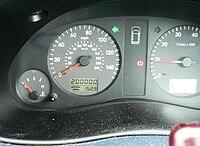 SEAT Alhambra first generation pre-facelift instrument panel