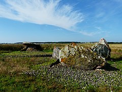 Le site mégalithique de Pierre levée.