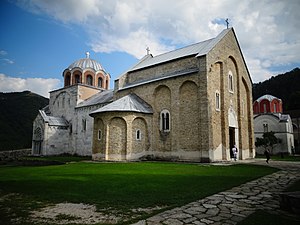 Studenicaklostret i Kraljevo, Serbien.