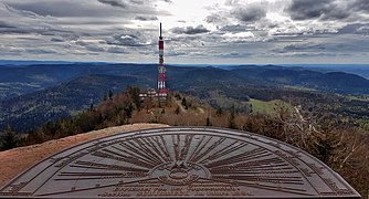 Vue du sommet du Donon