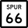 State Highway Spur 66 marker