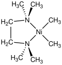 Image illustrative de l’article Tétraméthyléthylènediamine(diméthyl)nickel(II)