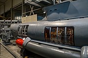 Cutaway of Seehund, Type XXVII, midget submarine.