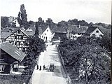 Albisstrasse in Wollishofen, circa 1927