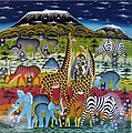 Image 24Tingatinga is one of the most widely represented forms of paintings in Tanzania, Kenya and neighbouring countries (from Culture of Africa)