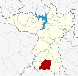 District location in Khon Kaen province