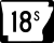 Highway 18S marker