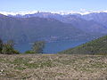 Le isole di Brissago viste dal passo della Forcora