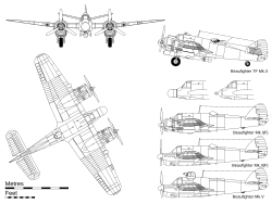 vue en plan de l’avion