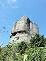 Le visage de Pedra da Gavea à Rio de Janeiro au Brésil.