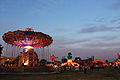 Chair-O-Planes and fair, dusk