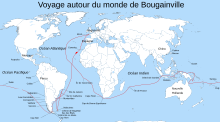 carte du voyage