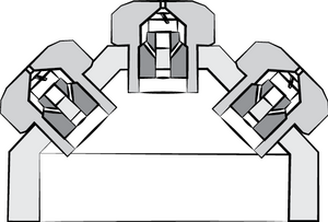 Compound spray nozzle