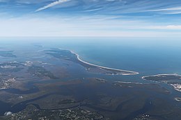 Aerial view of Cumberland Island