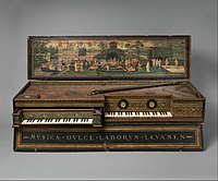 Double virginal (1581) by Hans Ruckers the Elder. (MET 29.90)