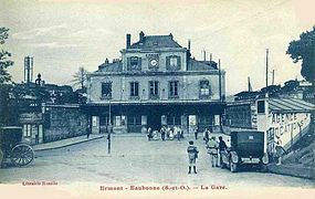 Le bâtiment voyageurs de 1878, démoli le 12 mars 2005.