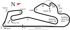 Tracciato di Autódromo do Estoril