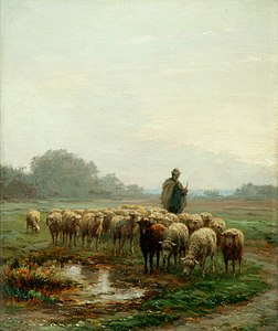 Moutons, Manchester Art Gallery.