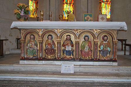 Maître-autel, église Saint-Vincent de Floirac.