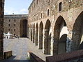 La vista del palazzo della Loggia