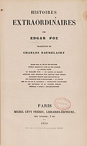 Couverture du recueil Histoires extraordinaires d’Edgar Poe.