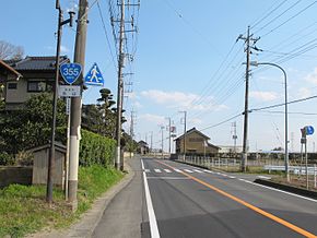 Japan National highway Route355 in Nagayama,Itako city,Ibaraki pref..JPG