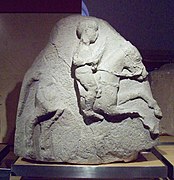 Jinete ibero en una de las esculturas de Osuna (Urso, siglo III a. C.)