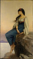 Image 7 Graziella Painting credit: Jules Joseph Lefebvre Graziella is an 1852 novel by the French author Alphonse de Lamartine. It tells of a young French man who falls in love with the eponymous character, a fisherman's granddaughter, during a trip to Naples, Italy; they are separated when he must return to France, and Graziella dies soon afterwards. The novel received popular acclaim; an operatic adaptation had been completed by the end of the year, and the work influenced paintings, poems, novels, and films. This 1878 oil-on-canvas painting by the French artist Jules Joseph Lefebvre shows Graziella sitting on a rock, fishing net in hand, gazing over her shoulder at a smoking Mount Vesuvius in the distance. The painting is now in the collection of the Metropolitan Museum of Art in New York. More selected pictures
