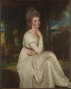 Elizabeth Smith-Stanley, Countess of Derby, by George Romney