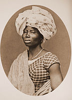 Portrait de type racial, identifié comme Mina Igeichà, Rio de Janeiro, 1865.