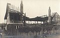 Nevill Ground's pavilion after the 1913 arson