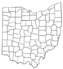 Location of Neffs, Ohio