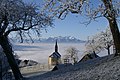 Foschia vicino al confine tra Austria e Svizzera nel dicembre 2006.