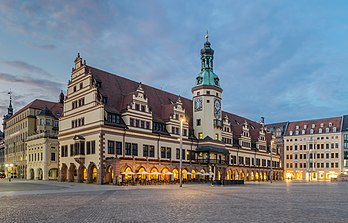 L'ancien hôtel de ville de Leipzig. (définition réelle 5 053 × 3 244)